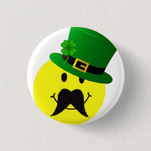 Kobold-Schnurrbart-Knopf Button