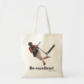 Kobold Scooter Tricks Fantasy Art Budget Totasche Tragetasche (Vorne)