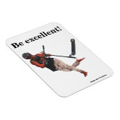 Kobold Scooter Tricks Fantasy Art Flexible Magnet (Rechte Seite)