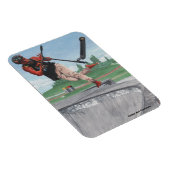 Kobold Scooter Tricks Fantasy Kühlschrank Magnet (Rechte Seite)