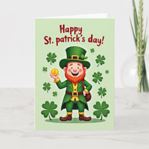 Kobold-Shamrock-Feierkarte Karte