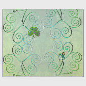 Kobold-Shamrock-Geschenkpapier Geschenkpapier (Flach)