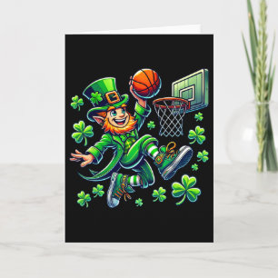 Kobold Skelett Dunk St. Patricks Tag Jungen Männer Karte