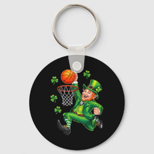 Kobold spielt Skelett St. Patrick's Day Sport Me Schlüsselanhänger