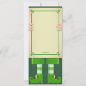 Kobold-St Patrick Tageseinladung Einladung (Rückseite)