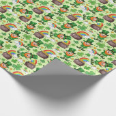 Kobold St. Patrick's Geschenkpapier (Ecke)