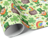 Kobold St. Patrick's Geschenkpapier (Rolleneckpunkt)