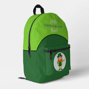 Kobold-Streich-Tag des heiligen Patrick Bedruckter Rucksack