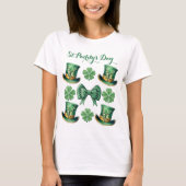Kobold-Top-Hats mit Clover und Coquette Bow T-Shirt (Vorderseite)