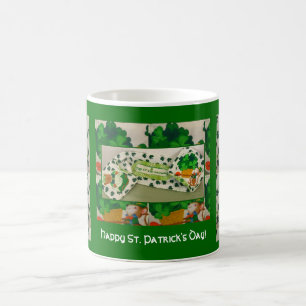 Kobold u. Kleeblatt-glücklichen St Patrick Kaffeetasse