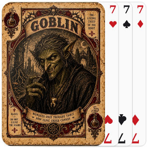 Kobold, Vintage Zirkusmonster Spielkarten
