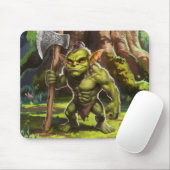 Kobold-Wächter des Waldes. Mousepad (Mit Mouse)
