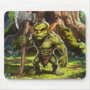 Kobold-Wächter des Waldes. Mousepad