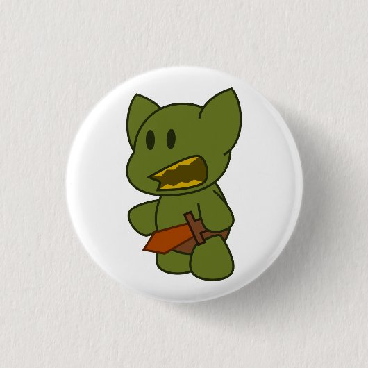 Kobold-Zeichen Button (Vorderseite)