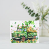 Kobolde auf LKW-Blätter Postkarte (Stehend Vorderseite)