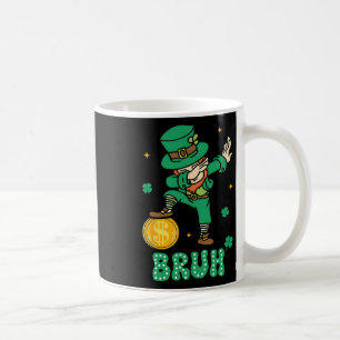 Kobolde Dabbing St. Patrick's Day Bruh Teenager Ju Kaffeetasse