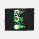 Kobolde - Irisches Erbe St. Patrick's Day Iris Fleecedecke (Vorderseite (Horizontal))