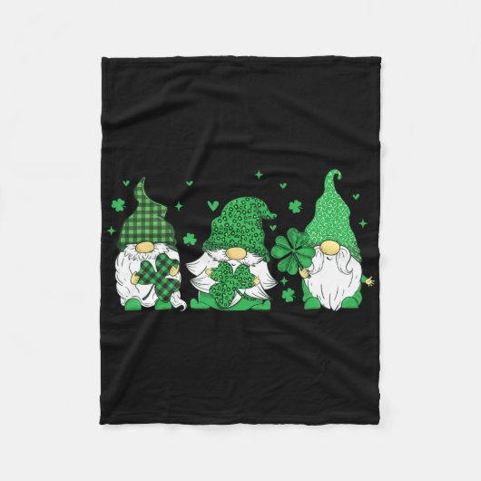 Kobolde - Irisches Erbe St. Patrick's Day Iris Fleecedecke (Vorderseite)