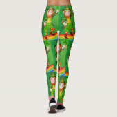 Kobolde & Kleeblatts St Patrick's Day Rainbow Leggings (Rückseite)