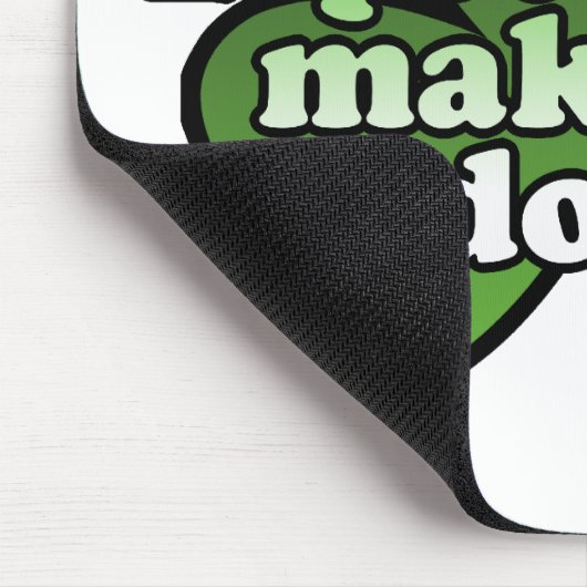 Kobolde lassen mich es tun Mousepad (Ecke)