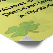 Kobolde, Schlösser, Viel Glück und Lachen Poster (Ecke)