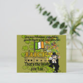 Kobolde, Schlösser, viel Glück und Lachen Postkarte (Stehend Vorderseite)