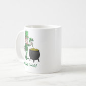 Kobolde viel Glück Kaffeetasse (Vorderseite Links)