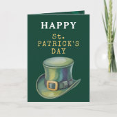 Koboldhut St. Patrick's Day Grußkarte Karte (Vorderseite)