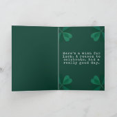 Koboldhut St. Patrick's Day Grußkarte Karte (Innenseite)
