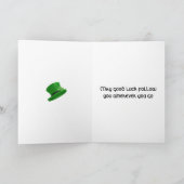 Koboldhut St. Patricks Tages Karte (Innenseite)