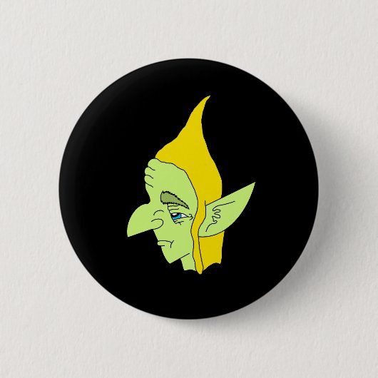 Koboldkopfknopf Button (Vorderseite)