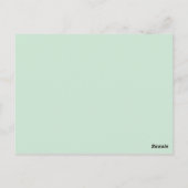 Koboldmütze & Kleeblätter Frohen St. Patrick's Day Postkarte (Rückseite)