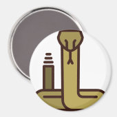 Kobra Magnet (Vorderseite/Rückseite)