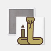 Kobra Magnet (Vorderseite/Rückseite)