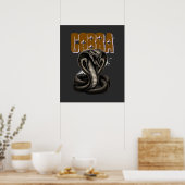 Kobra Poster (Küche)