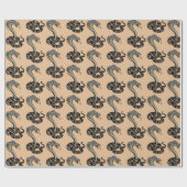 Kobra-Schlange Geschenkpapier (Flach)