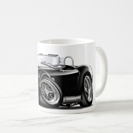 Kobra Schwarz-Goldauto Kaffeetasse (VorderseiteRechts)