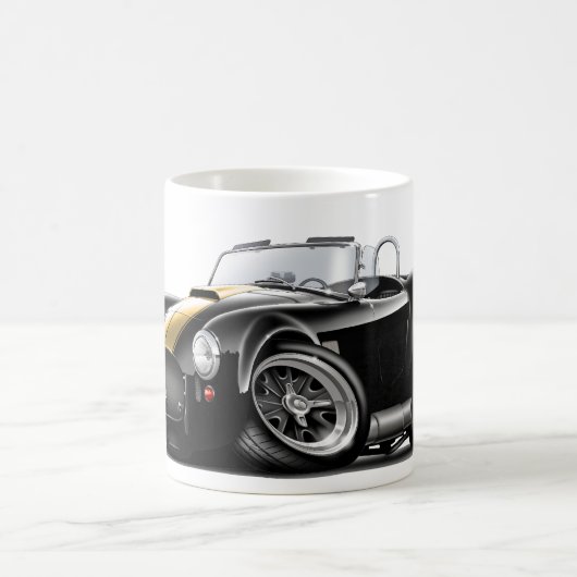 Kobra Schwarz-Goldauto Kaffeetasse (Mittel)