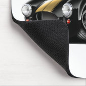 Kobra Schwarz-Goldauto Mousepad (Ecke)