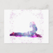 Kobra-Universum-Yoga-Pose-Reihe Postkarte (Vorderseite)