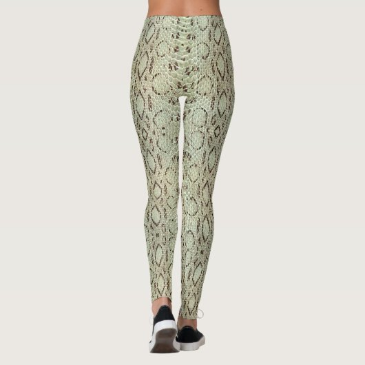 Kobra-Viper-Pythonschlange Snakeskin Leggings (Rückseite)