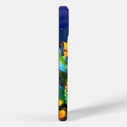 Kobraschlange mit leuchtend türkisfarbenem Rosa un Case-Mate iPhone Hülle (Rückseite / Rechts)