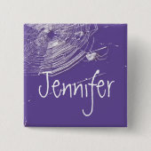 Kobrenne und weiße Spinnen Button (Vorderseite)