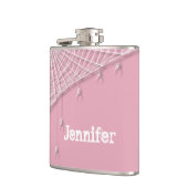 Kobrenne und weiße Spinnen Flachmann (Links)