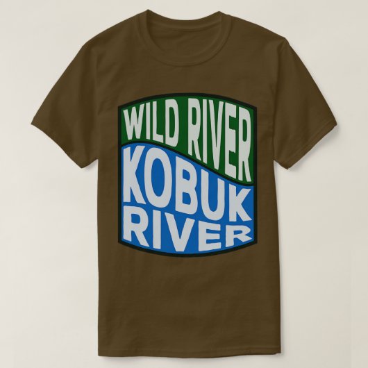Kobuk River Wild River Wave TShirt (Design vorne)