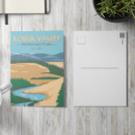 Kobuk Tal Nationalpark Alaska Vintag Postkarte<br><div class="desc">Kobuk Valley Vektorgrafik Design. Der Park ist ein amerikanischer Nationalpark in der arktischen Region im Nordwesten Alaskas.</div>