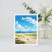 Kobuk Valley Alaska Vintage Illustration Postkarte (Stehend Vorderseite)