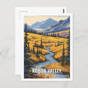 Kobuk Valley National Park Alaska USA Postkarte