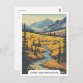 Kobuk Valley National Park, Alaska USA Postkarte (Vorne/Hinten)