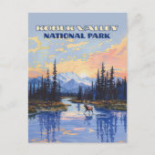 Kobuk Valley Nationalpark Alaska Karibik Vintag Postkarte (Vorderseite)